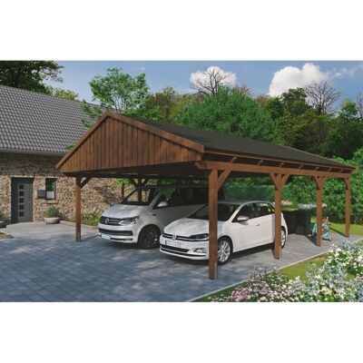 SKANHOLZ - Fichtelberg - Weiß - 618x808 cm - Carport SKANHOLZ - Fichtelberg - Weiß - 618x808 cm - Carport
