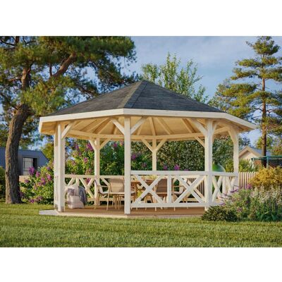 Palmako Gartenpavillon Betty - 18 qm Oktagonaler Pavillon - Gartenpavillon Palmako Gartenpavillon Betty - 18 qm Oktagonaler Pavillon - Gartenpavillon