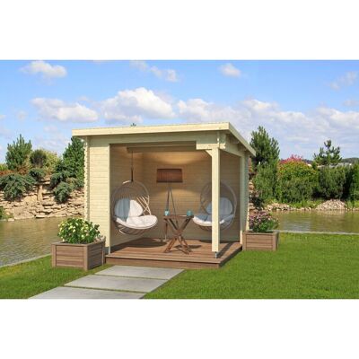 LASITA MAJA Buffalo 275 Gartenhaus Beige - Gartenhaus LASITA MAJA Buffalo 275 Gartenhaus Beige - Gartenhaus