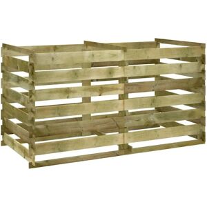 DELUKE Komposter Garten ANDRI 180x90x90cm Kiefernholz Imprägniert Lattenrostkomposter Komposter Holz Schnellkomposter DELUKE Komposter Garten ANDRI 180x90x90cm Kiefernholz Imprägniert Lattenrostkomposter Komposter Holz Schnellkomposter