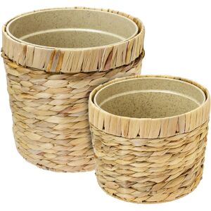 HMF 37280-19CM+25CM Innovativer Blumentopf Wasserhyazinthe Pflanztopf Rund 2 Größen HMF 37280-19CM+25CM Innovativer Blumentopf Wasserhyazinthe Pflanztopf Rund 2 Größen