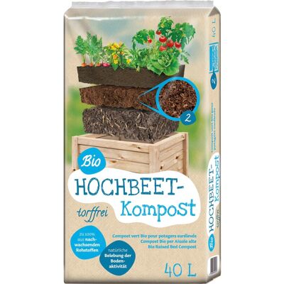 Floragard Universal Bio Hochbeet-Kompost 40, Floragard Universal Bio Hochbeet-Kompost 40,