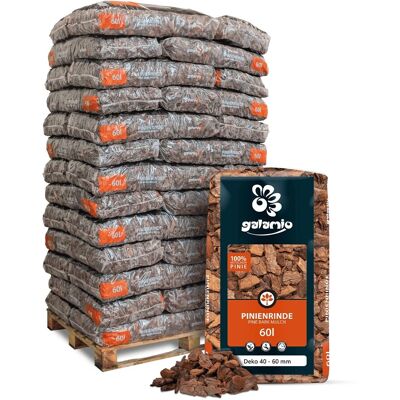 Galamio Rindenmulch Pinie Deko 60l x 39 Sack 2340l Palette Galamio Rindenmulch Pinie Deko 60l x 39 Sack 2340l Palette