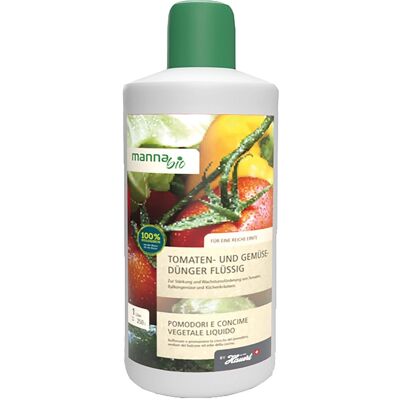 Manna Bio Tomaten- und Gemüsedünger flüssig 1, Manna Bio Tomaten- und Gemüsedünger flüssig 1,