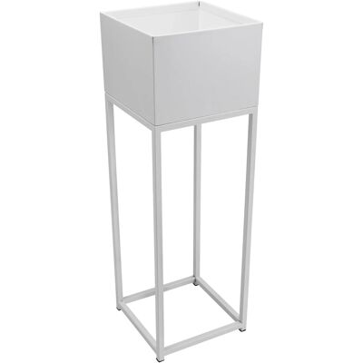 Vivanno Blumentopf Elevate Square 25 cm x 25 cm x 79 cm Weiß Vivanno Blumentopf Elevate Square 25 cm x 25 cm x 79 cm Weiß