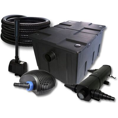 Sunsun Teichfilter Set 60000L 24W Klärer40W Eco Pumpe Schlauch Springbrunnen Sunsun Teichfilter Set 60000L 24W Klärer40W Eco Pumpe Schlauch Springbrunnen