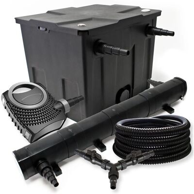 Sunsun Filter Set 12000L Teich 72W Teichklärer Neo8000 70W Pumpe 25M Schlauch Sunsun Filter Set 12000L Teich 72W Teichklärer Neo8000 70W Pumpe 25M Schlauch