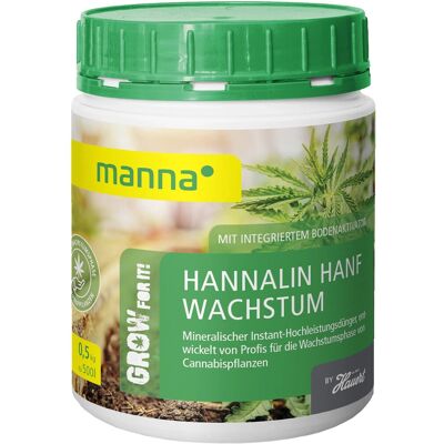 Manna Hanfdünger Hannalin Wachstum 0,5 kg Manna Hanfdünger Hannalin Wachstum 0,5 kg