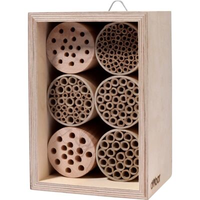 Dobar Profi-Insektenhotel für Wildbienen 16 cm x 12,5 cm x 23 cm Birke Dobar Profi-Insektenhotel für Wildbienen 16 cm x 12,5 cm x 23 cm Birke