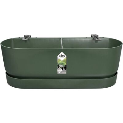 Elho Übertopf Greenville Easy Balcony 19,4 cm x 52 cm Laubgrün Elho Übertopf Greenville Easy Balcony 19,4 cm x 52 cm Laubgrün