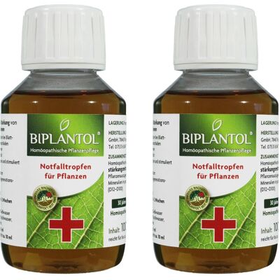 Biplantol Pflanzenstärkungsmittel Notfalltropfen 2 x 100 ml Biplantol Pflanzenstärkungsmittel Notfalltropfen 2 x 100 ml