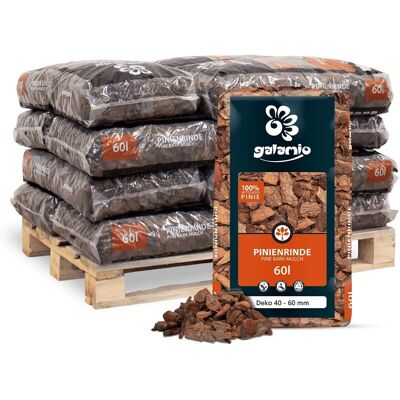 Galamio Rindenmulch Pinie Deko 60l x 12 Sack 720l 12er Palette Galamio Rindenmulch Pinie Deko 60l x 12 Sack 720l 12er Palette