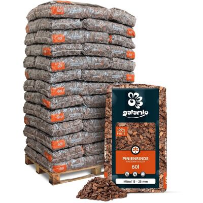 Galamio Rindenmulch Pinie Mittel 60l x 39 Sack 2340l Palette Galamio Rindenmulch Pinie Mittel 60l x 39 Sack 2340l Palette