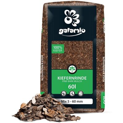 Galamio Rindenmulch Kiefer Mix 60l Galamio Rindenmulch Kiefer Mix 60l