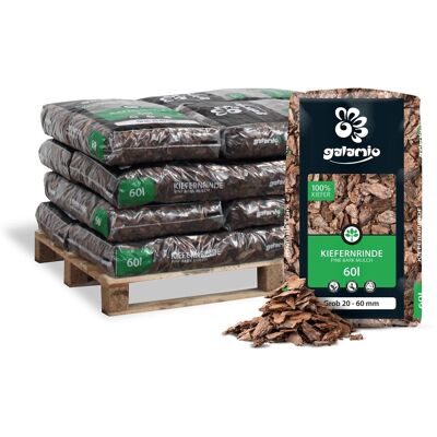 Galamio Rindenmulch Kiefer Grob 60l x 12 Sack 720l 12er Palette Galamio Rindenmulch Kiefer Grob 60l x 12 Sack 720l 12er Palette