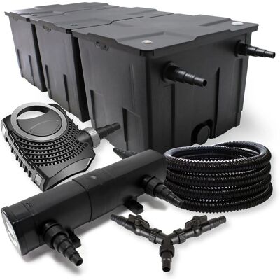 Sunsun Filter Set 90000L Teich 18W Teichklärer Neo8000 70W Pumpe 25M Schlauch Sunsun Filter Set 90000L Teich 18W Teichklärer Neo8000 70W Pumpe 25M Schlauch