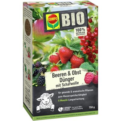 Compo Bio Beeren Langzeitdünger mit Schafwolle 2 kg Compo Bio Beeren Langzeitdünger mit Schafwolle 2 kg