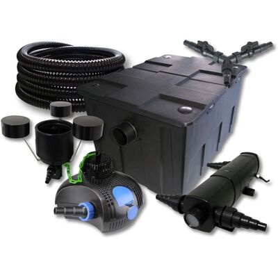 Sunsun Teichfilter Set 60000L 24W Klärer100W Eco Pumpe 25M Schlauch Skimmer Sunsun Teichfilter Set 60000L 24W Klärer100W Eco Pumpe 25M Schlauch Skimmer