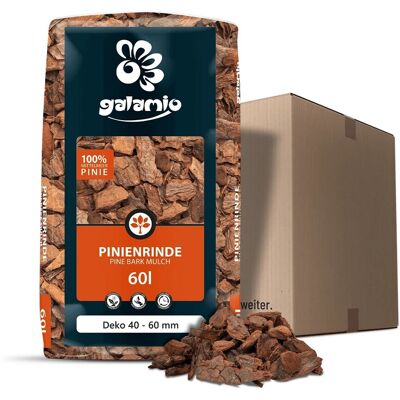 Galamio Rindenmulch Pinie Deko 60l Galamio Rindenmulch Pinie Deko 60l