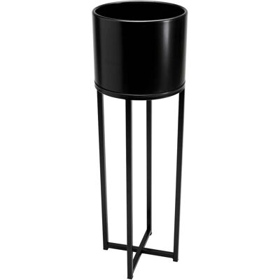 Vivanno Blumentopf Elevate Cross 25 cm x 25 cm x 79 cm Schwarz Vivanno Blumentopf Elevate Cross 25 cm x 25 cm x 79 cm Schwarz