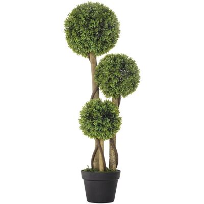 HOMCOM Künstliche Pflanze 90 cm mit Blumentopf Hellgrün HOMCOM Künstliche Pflanze 90 cm mit Blumentopf Hellgrün
