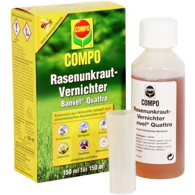 COMPO Rasenunkrautvernichter Banvel Quattro - Unkrautbekämpfung COMPO Rasenunkrautvernichter Banvel Quattro - Unkrautbekämpfung