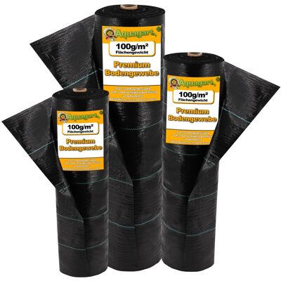Aquagart 10m² Bodengewebe Unkrautfolie Mulchfolie 100g 1,65m Breit Schwarz Aquagart 10m² Bodengewebe Unkrautfolie Mulchfolie 100g 1,65m Breit Schwarz