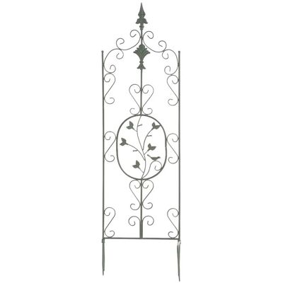 DELUKE Rankgitter FALK 35x1x122cm Metall Antik-Grün Rankhilfe Kletterpflanzen Gartendekoration DELUKE Rankgitter FALK 35x1x122cm Metall Antik-Grün Rankhilfe Kletterpflanzen Gartendekoration