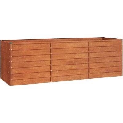 vidaXL Hochbeet Rostiges Stahl 240x80x77 cm - Garten Hochbeet vidaXL Hochbeet Rostiges Stahl 240x80x77 cm - Garten Hochbeet