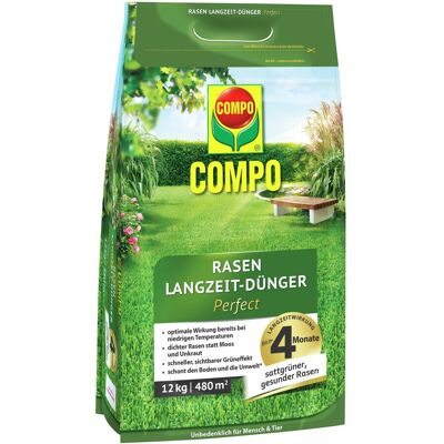 COMPO Langzeit-Rasendünger - 12 kg - Für den Rasen COMPO Langzeit-Rasendünger - 12 kg - Für den Rasen