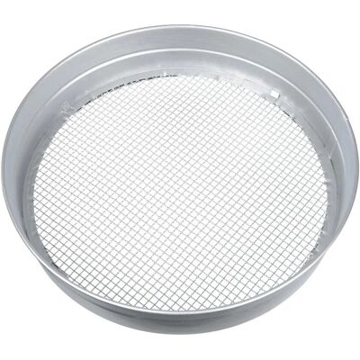 Nature Sieb Maschenweite 6 mm Silber Nature Sieb Maschenweite 6 mm Silber
