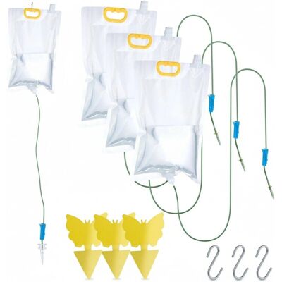 RELAXDAYS Pflanzenbewässerungssystem - Einstellbare Tropfbeutel - 4 Stück RELAXDAYS Pflanzenbewässerungssystem - Einstellbare Tropfbeutel - 4 Stück