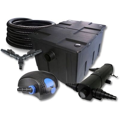 Sunsun Teichfilter Set 60000L Mit 18W Teichklärer100W Eco Pumpe 25M Schlauch Sunsun Teichfilter Set 60000L Mit 18W Teichklärer100W Eco Pumpe 25M Schlauch