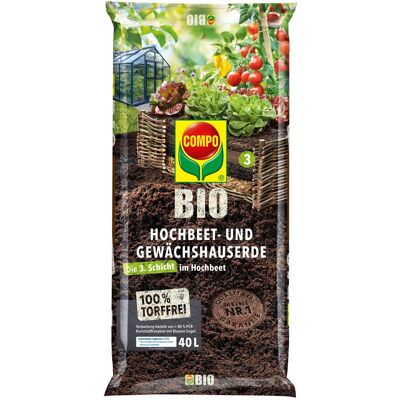 Compo Bio Hochbeet- und Gewächshauserde Torffrei 2.040, (51x 40,) 1 Palette Compo Bio Hochbeet- und Gewächshauserde Torffrei 2.040, (51x 40,) 1 Palette