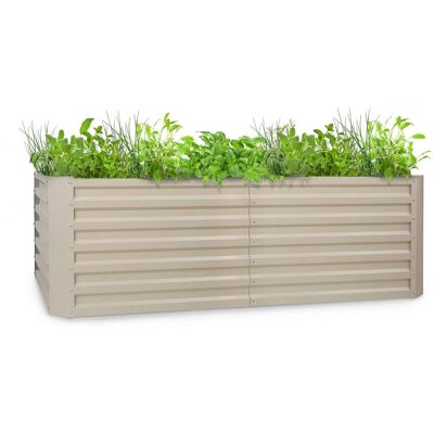 Blumfeldt High Grow Straight, Hochbeet aus Stahl, 200x60x100cm, 1200L Blumfeldt High Grow Straight, Hochbeet aus Stahl, 200x60x100cm, 1200L