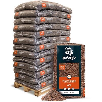 Galamio Rindenmulch Pinie Fein 60l x 39 Sack 2340l Palette Galamio Rindenmulch Pinie Fein 60l x 39 Sack 2340l Palette