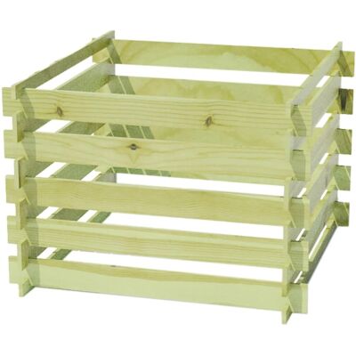- Holzkomposter 500, Grün Druckimprägniert - Holzkomposter 500, Grün Druckimprägniert