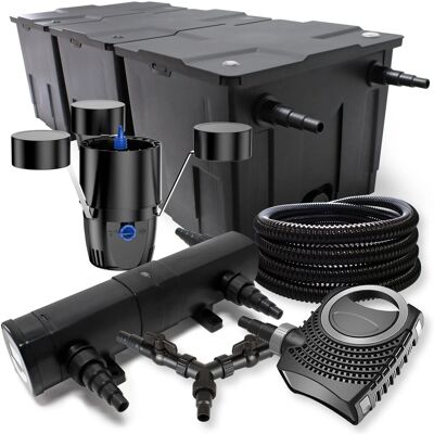 Sunsun Filter 90000L Teich 36W Klärer Neo10000 80W Pumpe 25M Schlauch Skimmer Sunsun Filter 90000L Teich 36W Klärer Neo10000 80W Pumpe 25M Schlauch Skimmer
