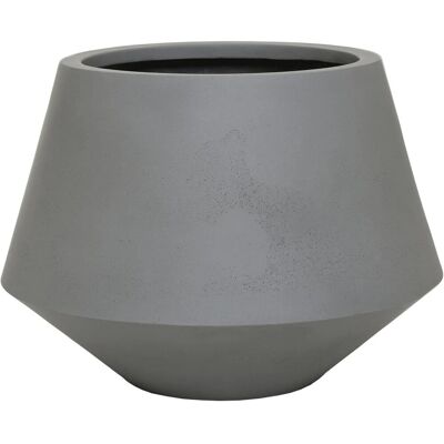 Vivanno Blumentopf Berbelit 42 cm x 42 cm x 30 cm Betongrau Vivanno Blumentopf Berbelit 42 cm x 42 cm x 30 cm Betongrau