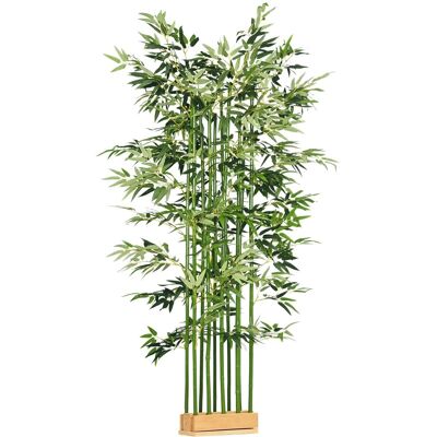 HOMCOM Künstliche Pflanze Polyester Bambus Ø35 x 180H cm HOMCOM Künstliche Pflanze Polyester Bambus Ø35 x 180H cm