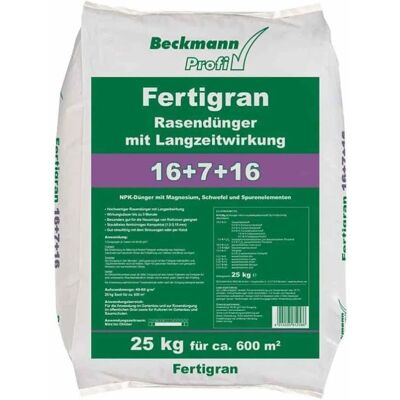 Beckmann Dünger für Sportplätze 16+7+16 25Kg - Rasenfutter für Sportplätze Beckmann Dünger für Sportplätze 16+7+16 25Kg - Rasenfutter für Sportplätze