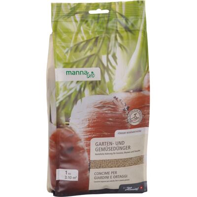 Manna Bio Garten- und Gemüsedünger 1 kg Manna Bio Garten- und Gemüsedünger 1 kg