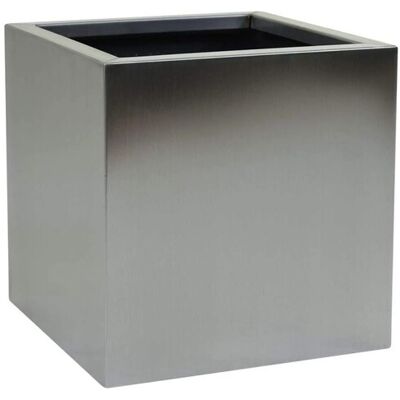 Vivanno Blumentopf Block 40 cm x 40 cm x 40 cm Edelstahl Gebürstet Vivanno Blumentopf Block 40 cm x 40 cm x 40 cm Edelstahl Gebürstet