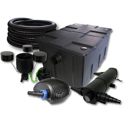 Sunsun Teichfilter Set 60000L 18W Klärer40W Eco Pumpe 25M Schlauch Skimmer Sunsun Teichfilter Set 60000L 18W Klärer40W Eco Pumpe 25M Schlauch Skimmer