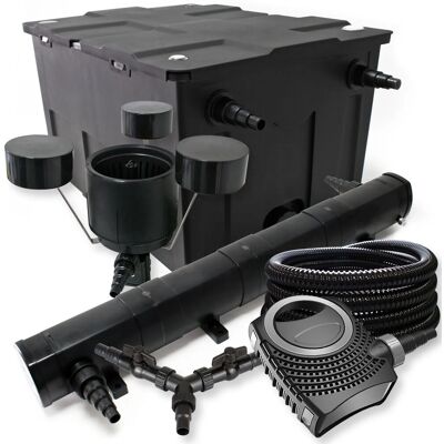 Sunsun Teichfilter Set 60000L 72W Klärer Neo10000 80W Pumpe 25M Schlauch Skimmer Sunsun Teichfilter Set 60000L 72W Klärer Neo10000 80W Pumpe 25M Schlauch Skimmer