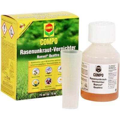 Compo Rasenunkraut-Vernichter Banvel Quattro 75 ml Compo Rasenunkraut-Vernichter Banvel Quattro 75 ml