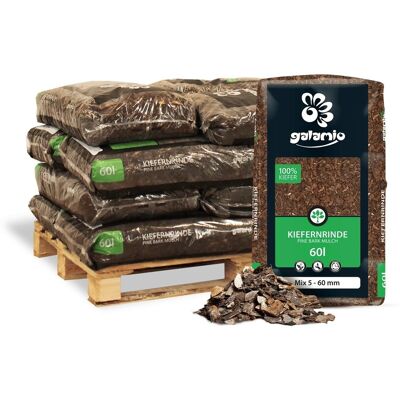 Galamio Rindenmulch Kiefer Mix 60l x 12 Sack 720l 12er Palette Galamio Rindenmulch Kiefer Mix 60l x 12 Sack 720l 12er Palette