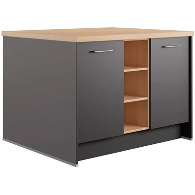 Impuls Küchen Kücheninsel IBZ4123J3 123,4 cm Grafit Impuls Küchen Kücheninsel IBZ4123J3 123,4 cm Grafit