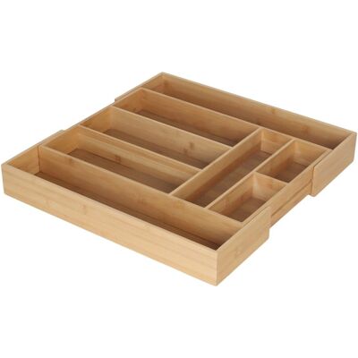 Relaxdays Besteckkasten Bambus Natur Ausziehbar 6,5 cm x 33 cm x 47,5 cm 1,8 kg Relaxdays Besteckkasten Bambus Natur Ausziehbar 6,5 cm x 33 cm x 47,5 cm 1,8 kg