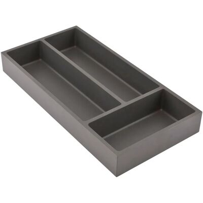 Ninka Connect Basisschale - Cutlery Drawer Insert - Dark Gray Ninka Connect Basisschale - Cutlery Drawer Insert - Dark Gray